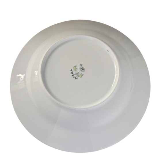 Hermes Africa Serving Plate 11.5” Green Porcelain Tableware Animal Authentic - Picture 7 of 10
